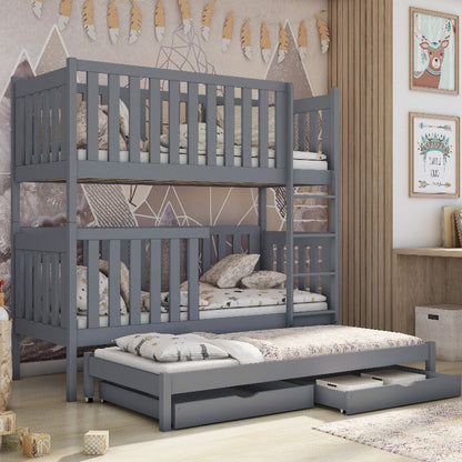 Banbury Emily Bunk Bed with Trundle and Storage