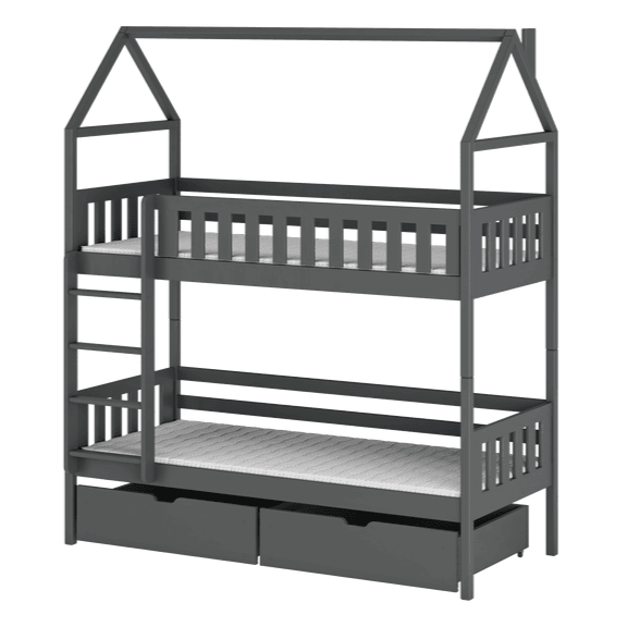 Wooden Bunk Bed Gaja With Storage