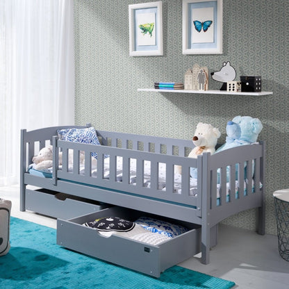 Solihull Wooden Single Bed Gucio with Storage