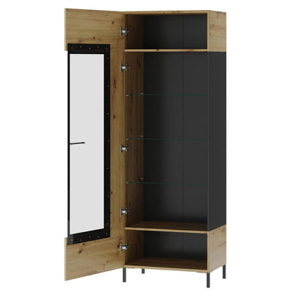 Lucas 10 Tall Display Cabinet 65cm