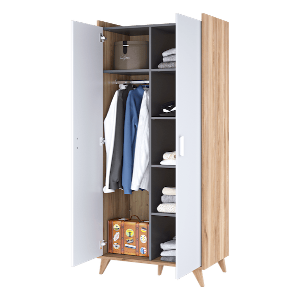 Mood MD-01 Hinged Wardrobe 85cm