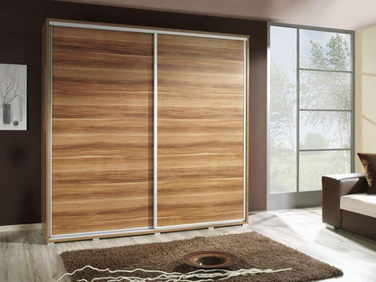 Prudence-II 2-Door Sliding Wardrobe - Wenge, Oak or Plum Wallis