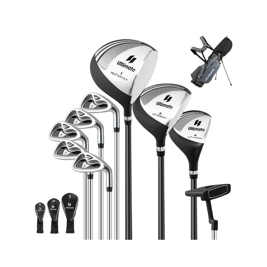 Men's Right Handed Complete Golf Clubs Set in Grey