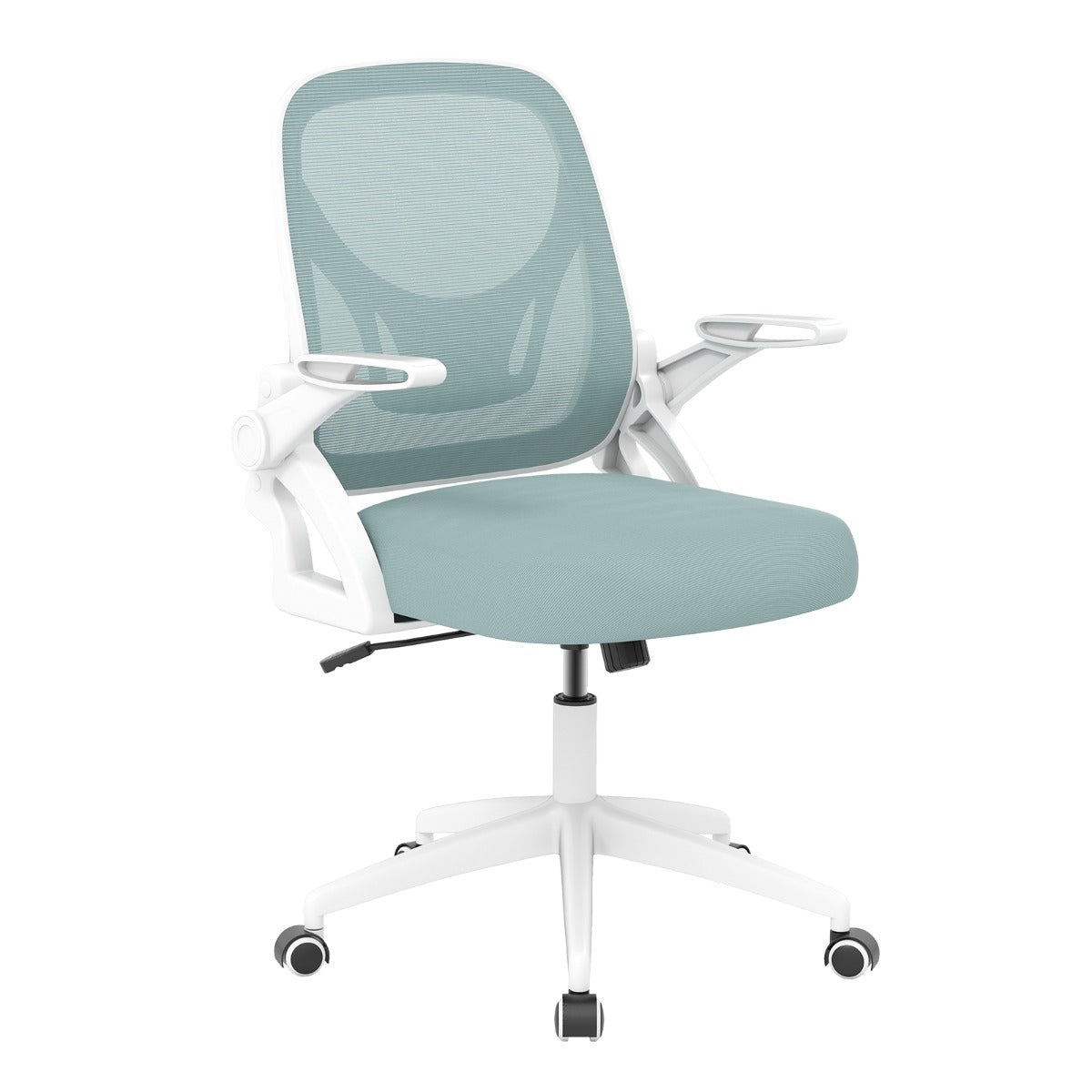 Mesh Office Chair Ergonomic Height Adjustable Swivel Task Computer Desk Chair -Blue