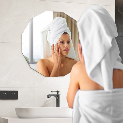 Premium Silver Polished Frameless Wall Mount Mirror