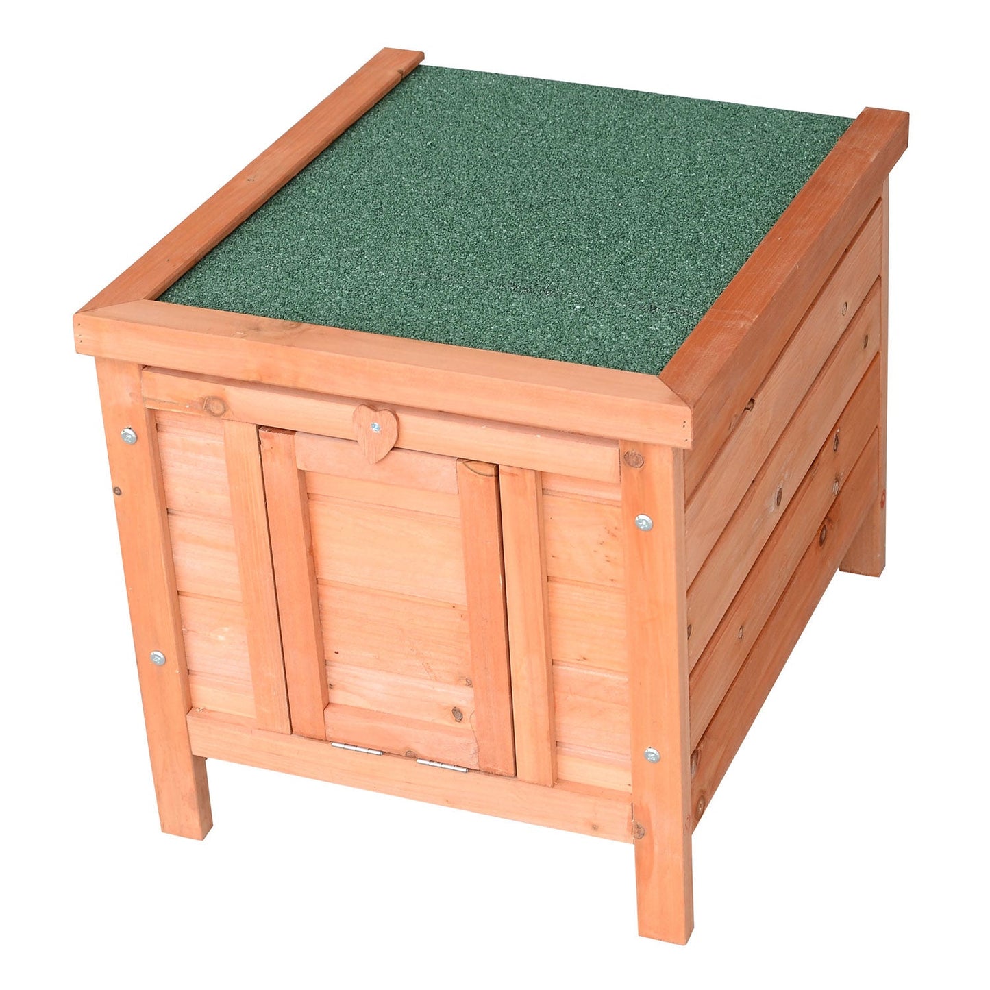 PawHut 20" Wooden Guinea Pigs Hutches-Fir Wood