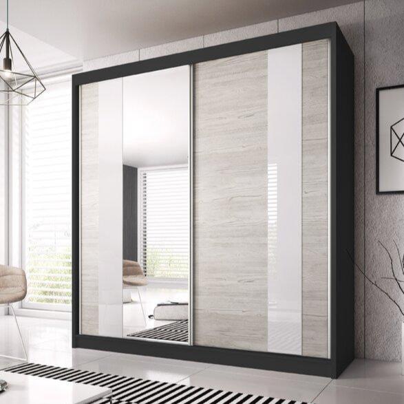 Multi 32 Sliding Door Wardrobe 183cm