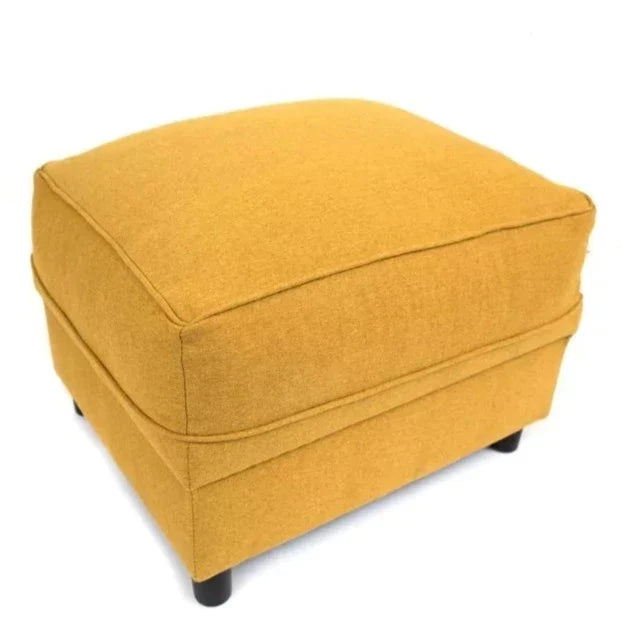 Dorota II Fabric 2 Seater Sofa - Mustard