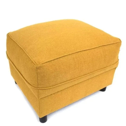 Dorota II Fabric 3 Seater Sofa - Mustard