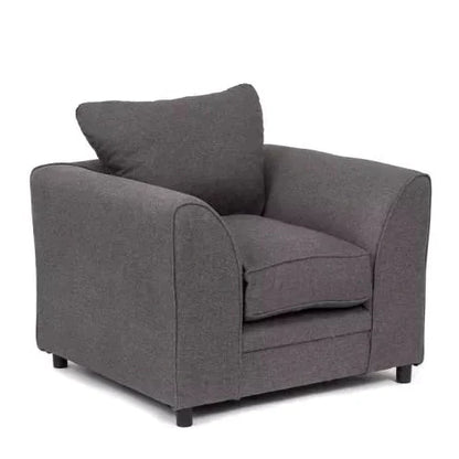 Dorota II Fabric 2 Seater Sofa - Dark Grey