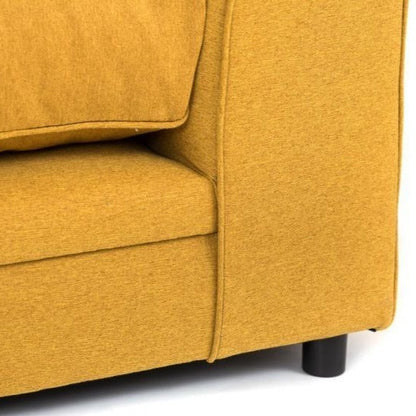 Dorota II Fabric Armchair - Mustard