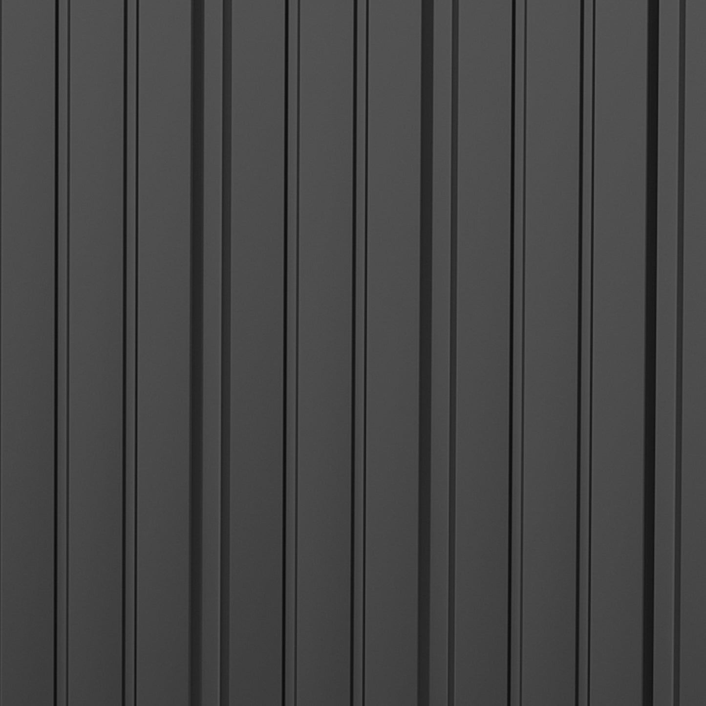 Outsunny 5.3 x 3.1ft Corrugated Steel Garden Shed - Black
