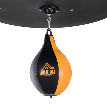 HOMCOM Freestanding Boxing Punch Bag & Speed Ball Station Hanging Frame Training Exercise Platform Home Gym Heavy Duty