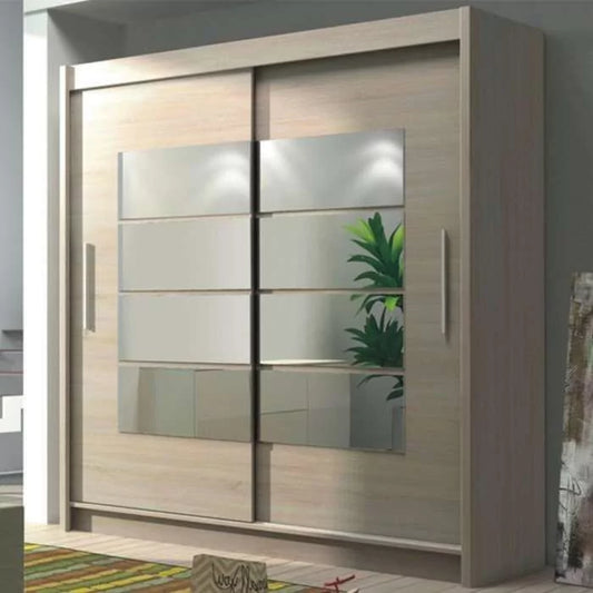 Blackburn Sliding Door 180cm Wardrobe Sonoma Oak