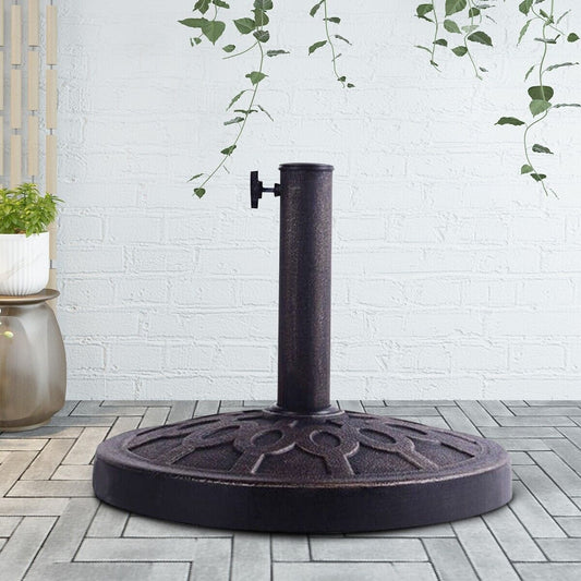 Resin Patio Umbrella Base for 38-48 mm Umbrella Pole