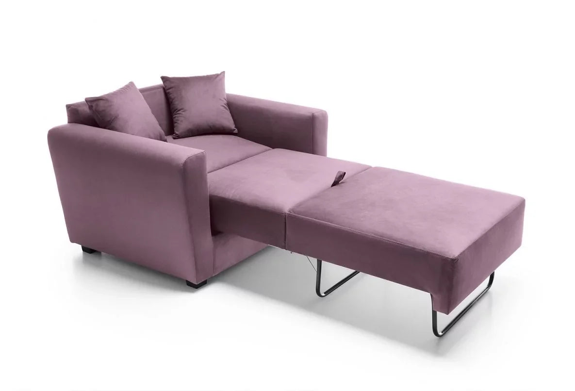 Bristol Velvet Single Sofa bed