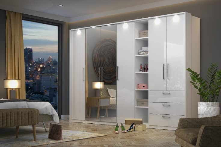 Optima 18 Hinged Wardrobe 90cm