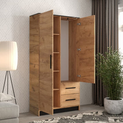 Malta Hinged Door Wardrobe 103cm