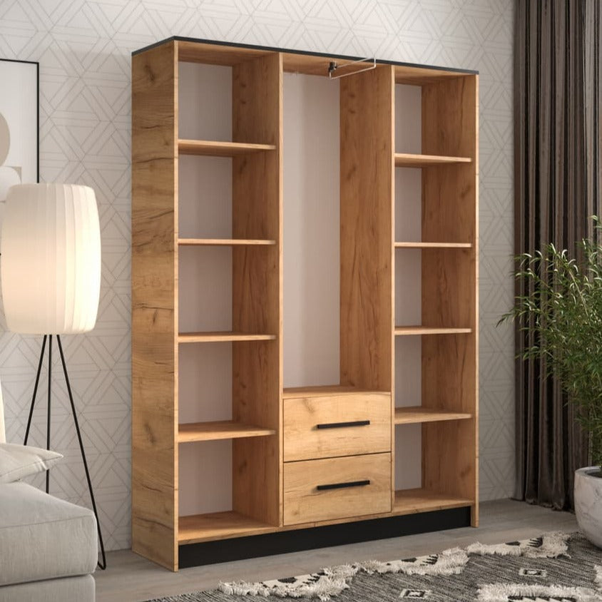 Malta IV Hinged Door Wardrobe 153cm