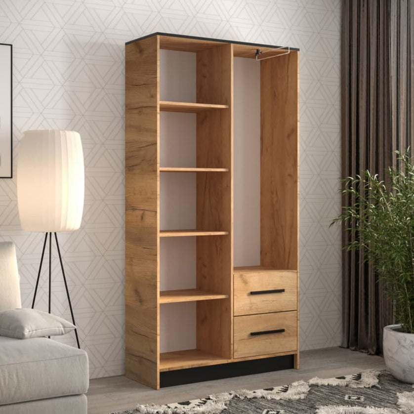 Malta III Hinged Door Wardrobe 103cm