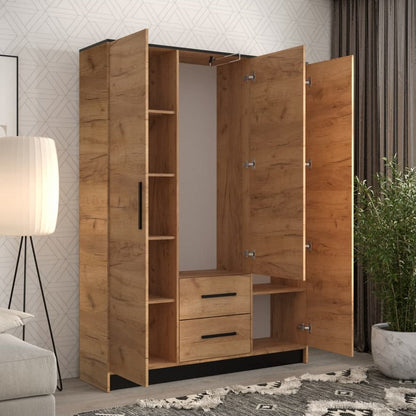 Malta Hinged Door Wardrobe 153cm