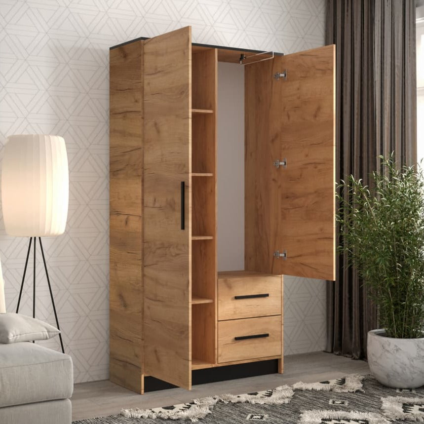 Malta VII Hinged Door Wardrobe 103cm