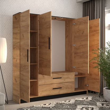 Malta IV Hinged Door Wardrobe 201cm