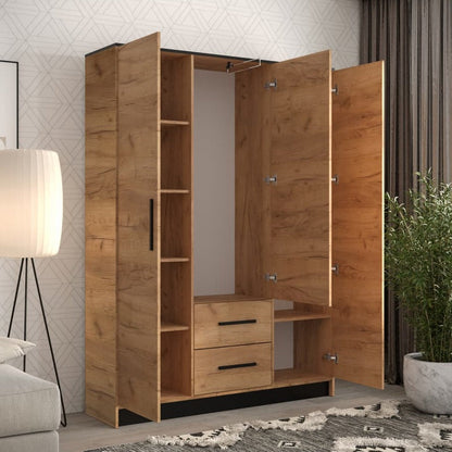 Malta V Hinged Door Wardrobe 153cm