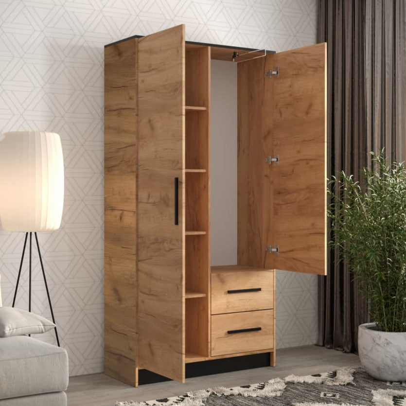 Malta I Hinged Door Wardrobe 103cm