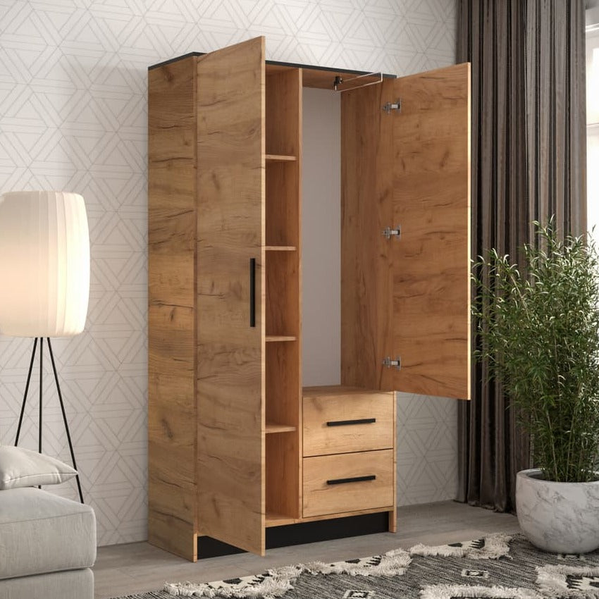 Malta III Hinged Door Wardrobe 103cm