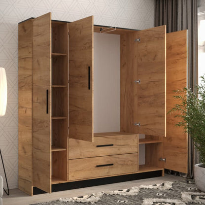 Malta II Hinged Door Wardrobe 201cm