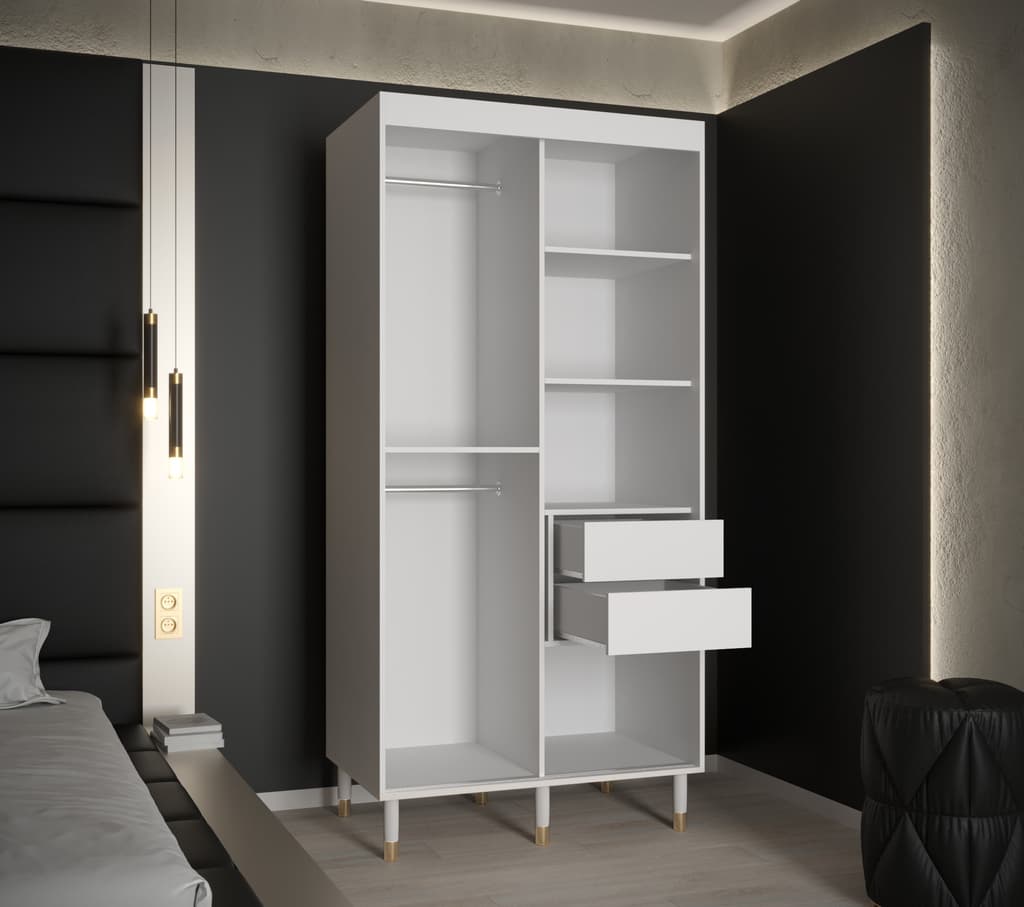 Bergen I Sliding Door Wardrobe 100cm