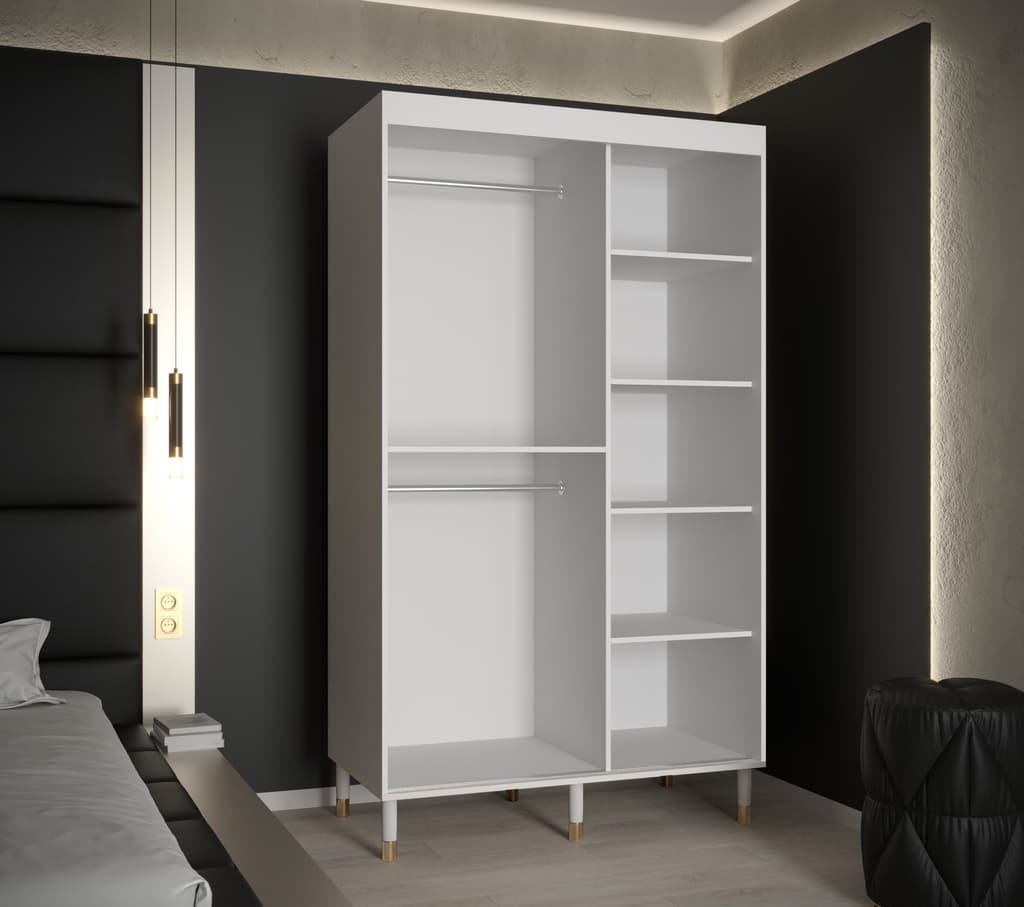 Monaco Sliding Door Wardrobe 120cm