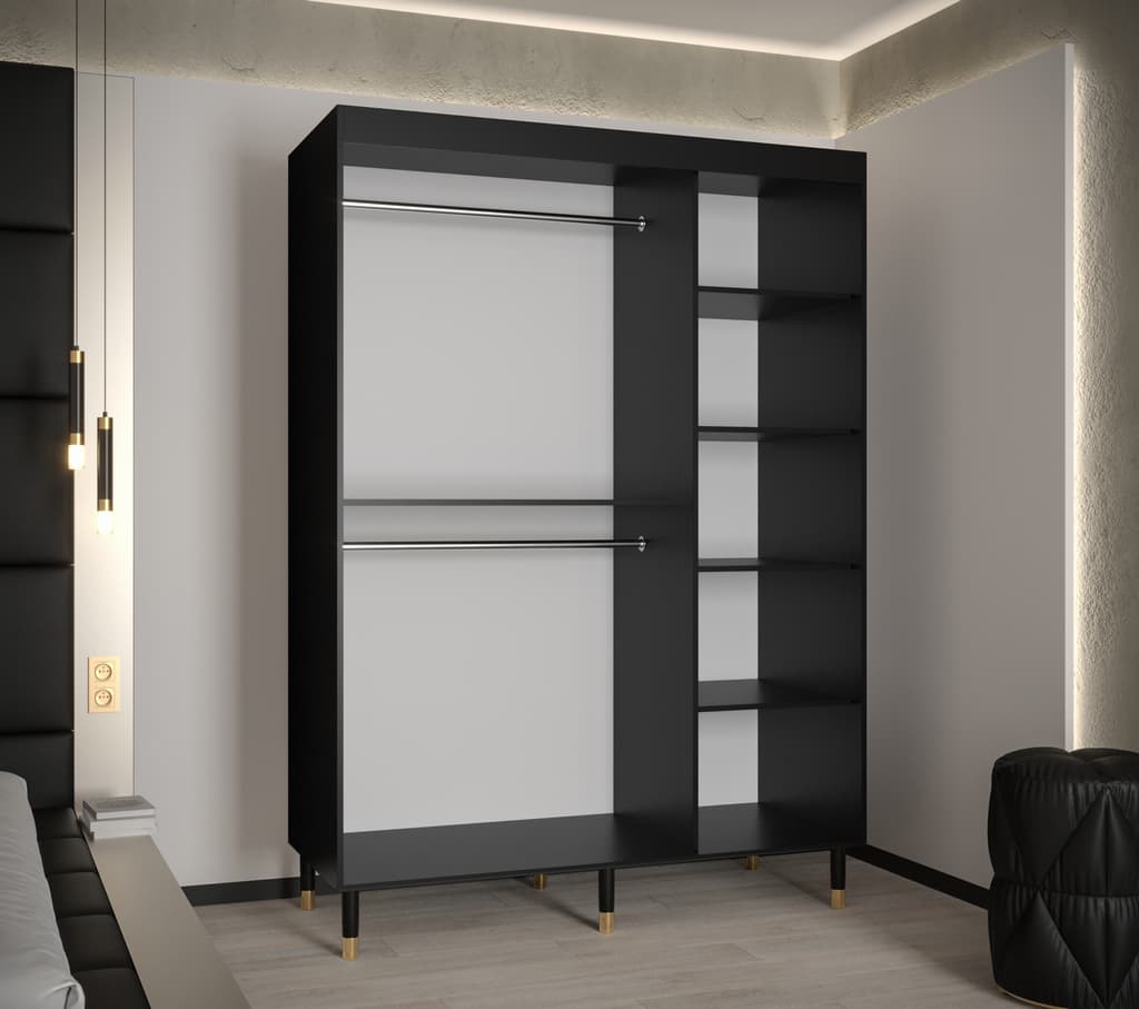 Monaco Sliding Door Wardrobe 150cm