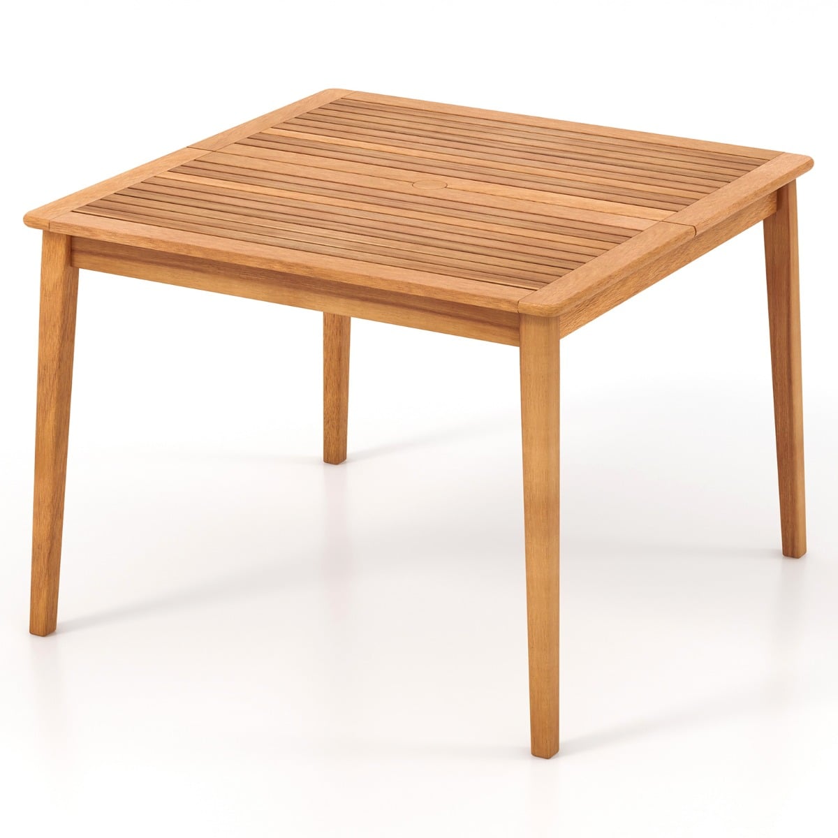 100 x 100cm Outdoor Acacia Wood Dining Table for 4 People