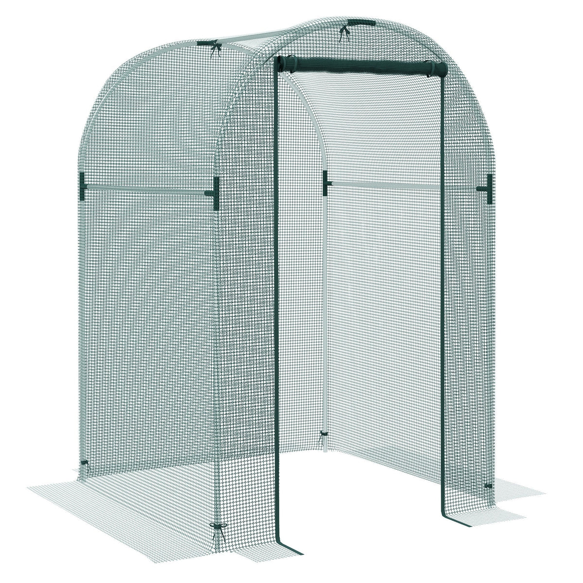 Outsunny Mini Polytunnel Greenhouse in Green