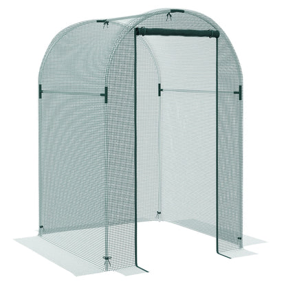 Outsunny Mini Polytunnel Greenhouse in Green