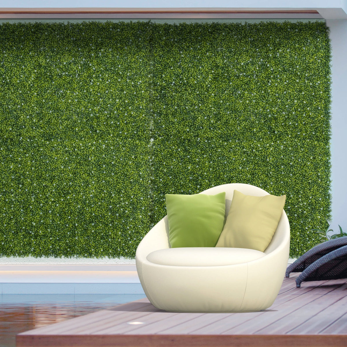 Outsunny 12PCS Artificial Boxwood Wall Panels Grass Privacy Fence Screen