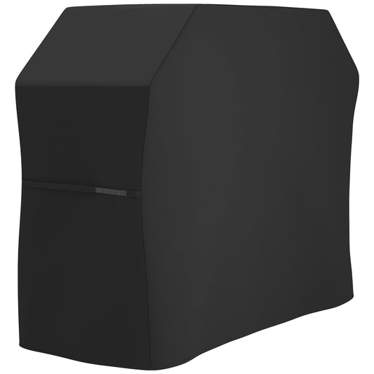 Outsunny Plastic Coated Protective Grill Cover in Black