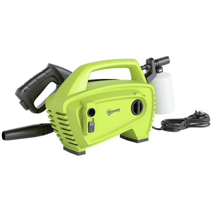Outsunny 1600W 130-Bar Pressure Washer in Green