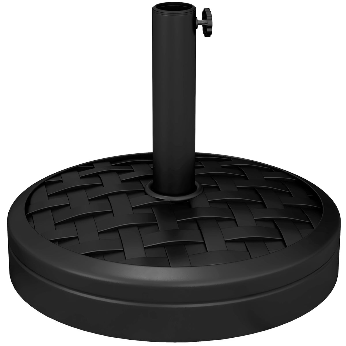 Outsunny 18kg Concrete Umbrella Parasol Base in Black