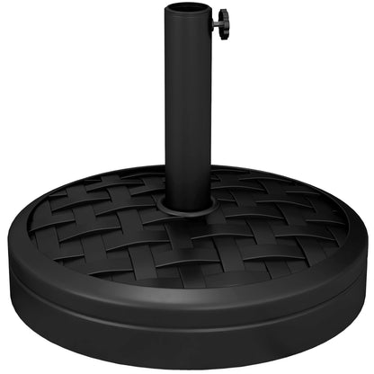 Outsunny 18kg Concrete Umbrella Parasol Base in Black
