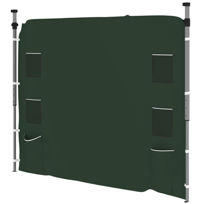 Outsunny Replacement Gazebo Sidewall in Green