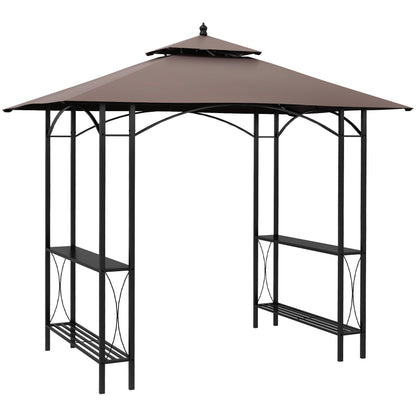 Outsunny BBQ Tent in Brown