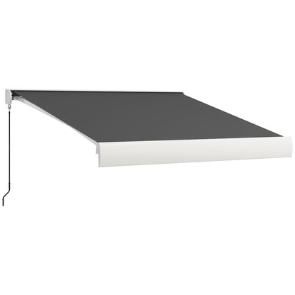 Outsunny Electric Cassette Awning in Grey