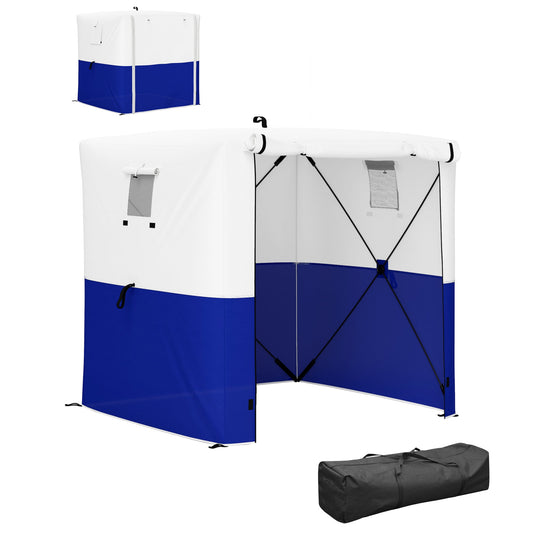 Outsunny Pop-Up Gazebo in Dark Blue