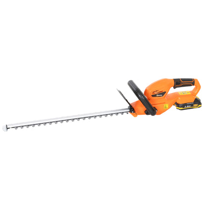 Outsunny 20" Cordless Hedge Trimmer in Orange