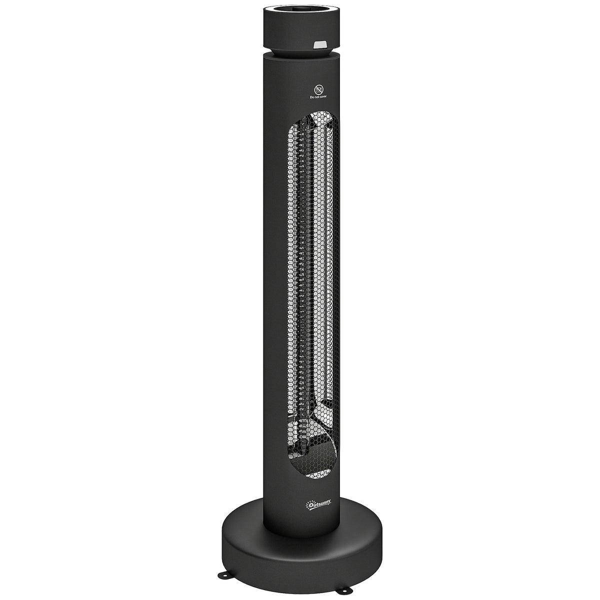 Outsunny 2000 W Electric Infrared Patio Heater in Black