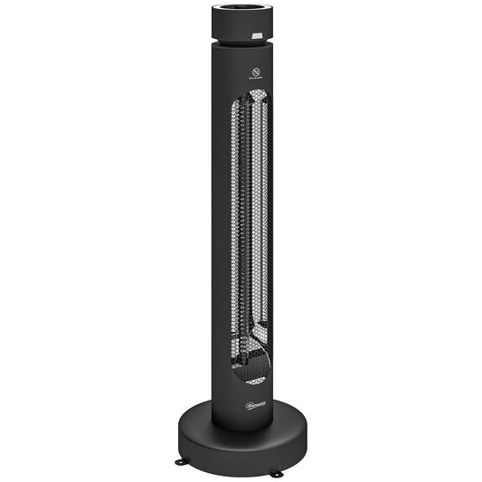Outsunny 2000 W Electric Infrared Patio Heater in Black