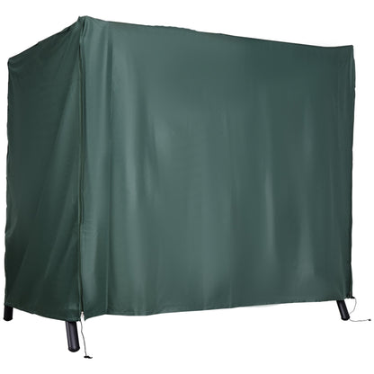 Outsunny Three-Seater Swing Chair Protective Cover Deep Green